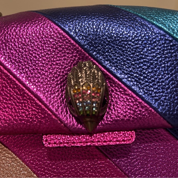 Kurt Geiger Multicolor Rainbow Shoulder Bag - Picture 12 of 16